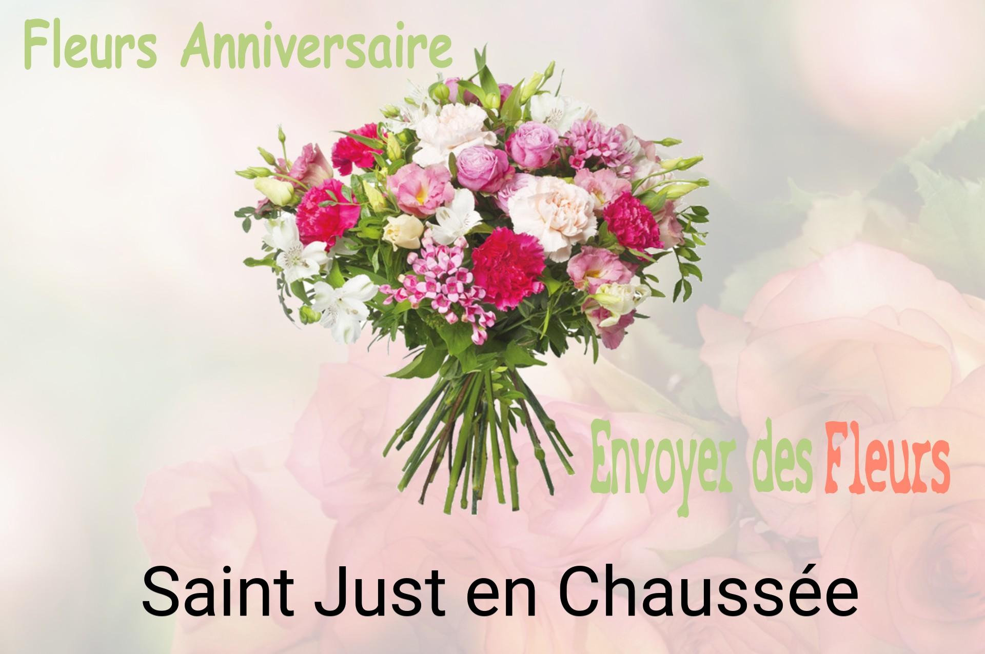 Bouquet de fleurs d’anniversaire livré à Saint-Just-en-Chaussée